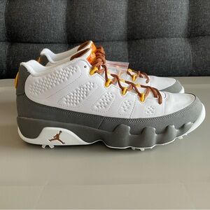Nike Air Jordan 9 G Golf Low NRG US Open White Grey Size Men 10.5 FN6931-100 New